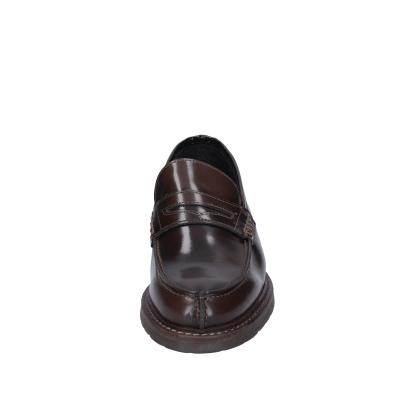 scarpe uomo BRUNO VERRI mocassini marrone pelle BC295 Nuova