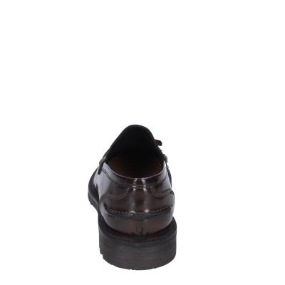 scarpe uomo BRUNO VERRI mocassini marrone pelle BC297 Moda