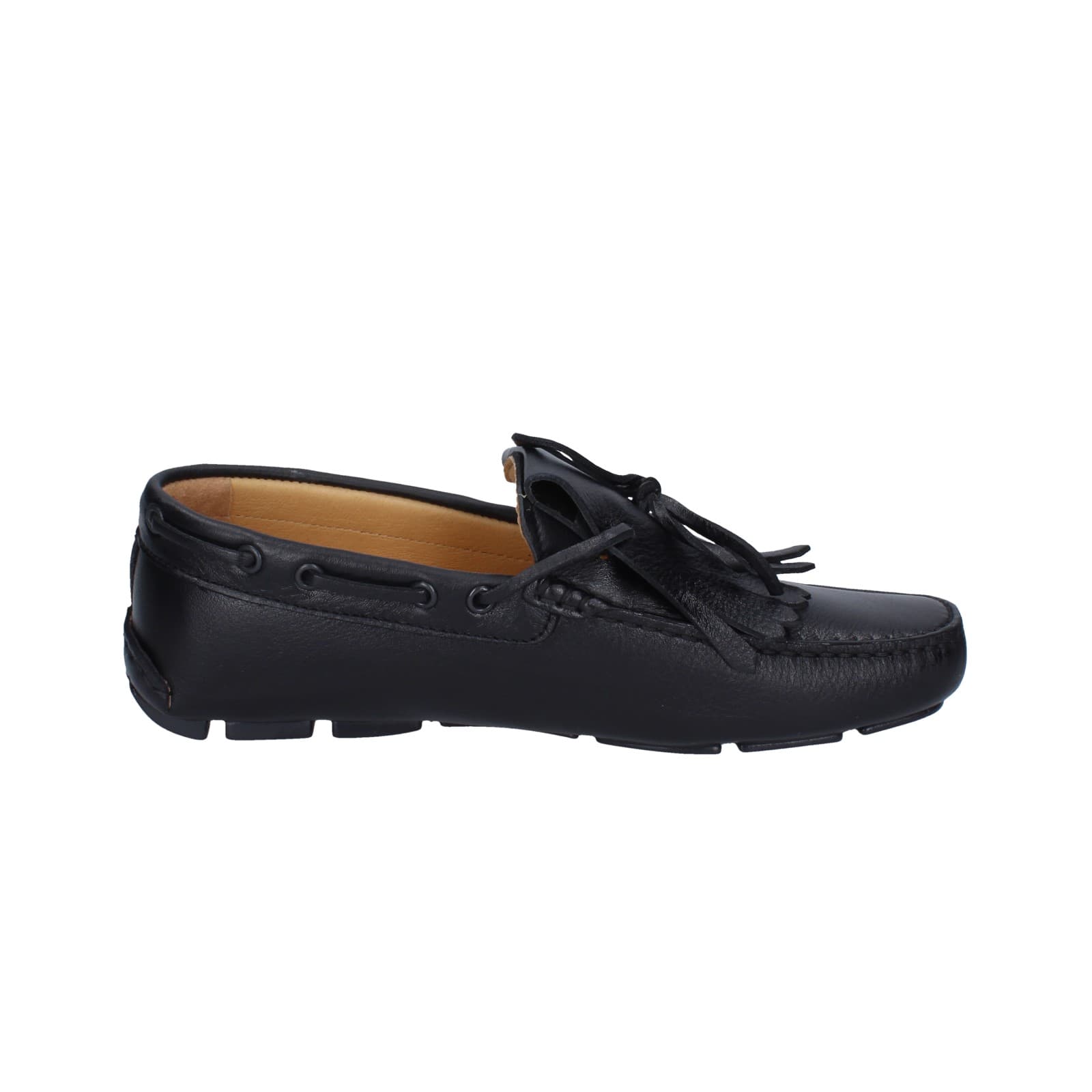 scarpe uomo CAMPANILE mocassini nero pelle BC956 Spedizione gratuita