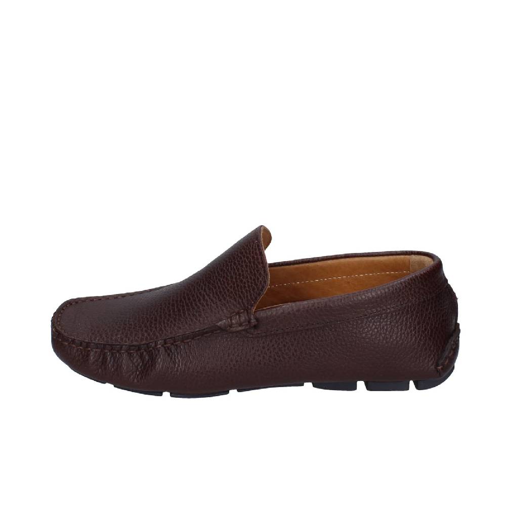 scarpe uomo CAMPANILE mocassini marrone pelle BC957 Sconto di tempo limitato
