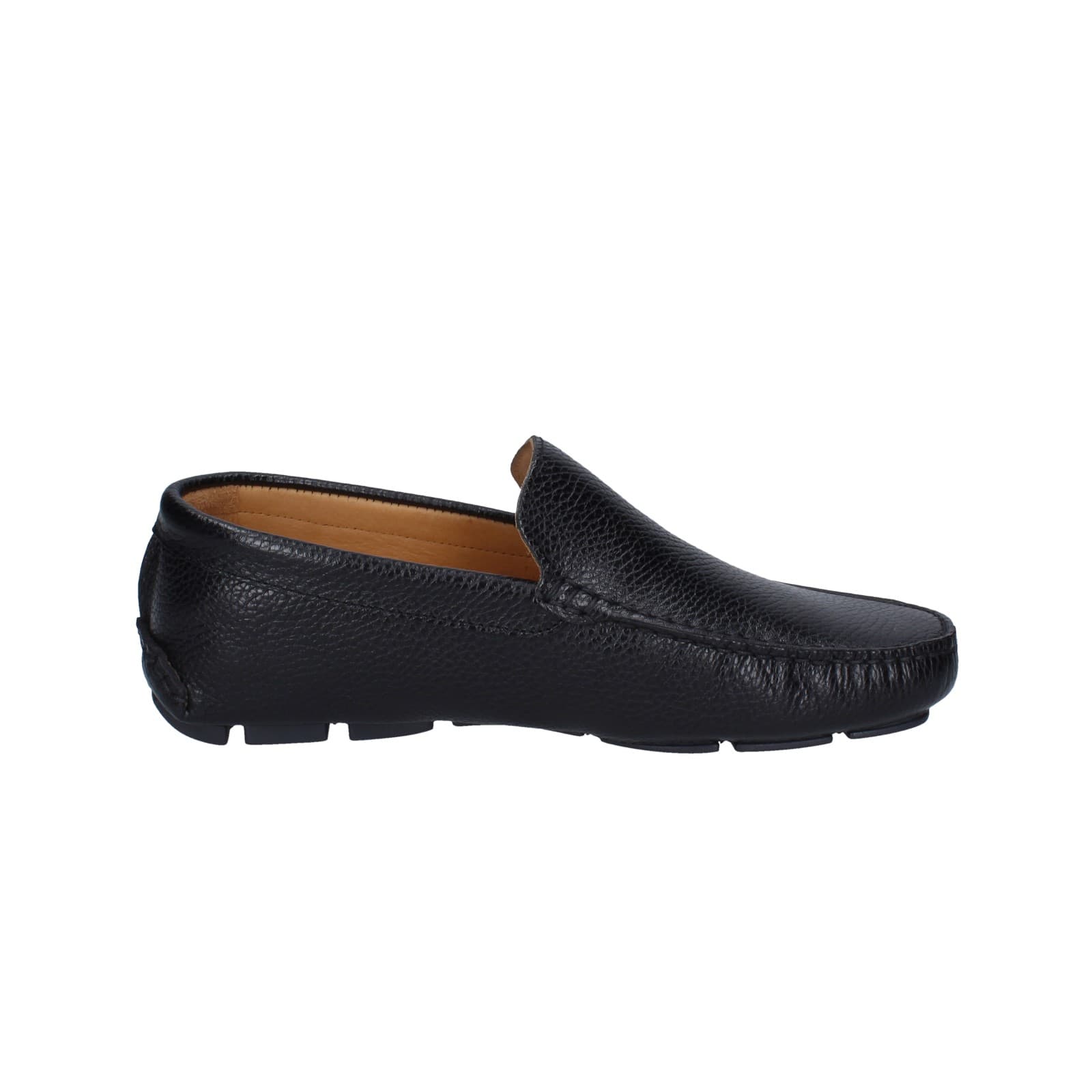 scarpe uomo CAMPANILE mocassini nero pelle BC958 Negozio online di fabbrica