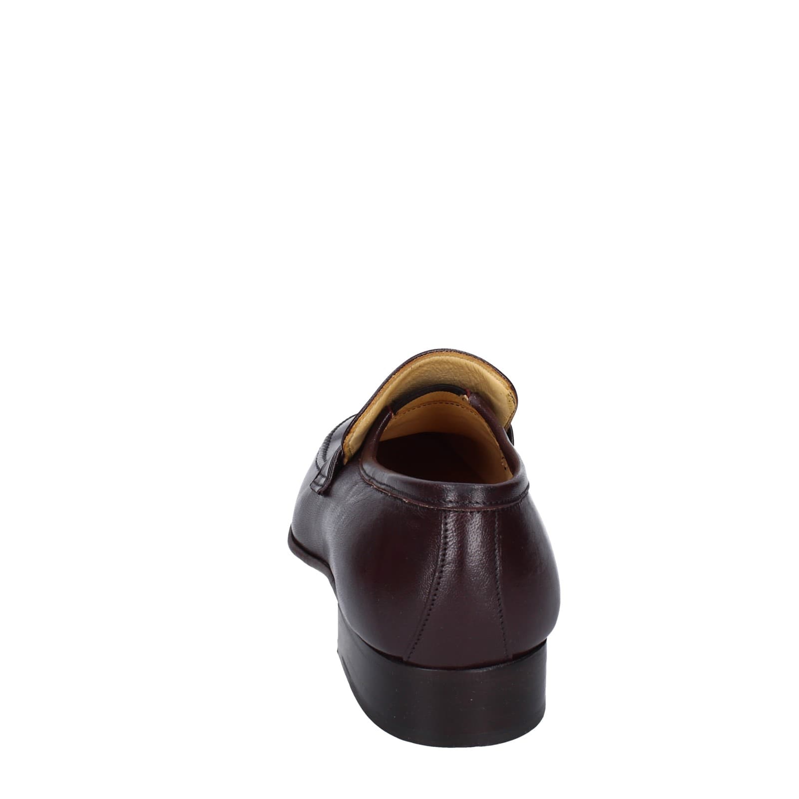 scarpe uomo HENRY LOGAN mocassini marrone pelle EY166 Prezzo di fabbrica