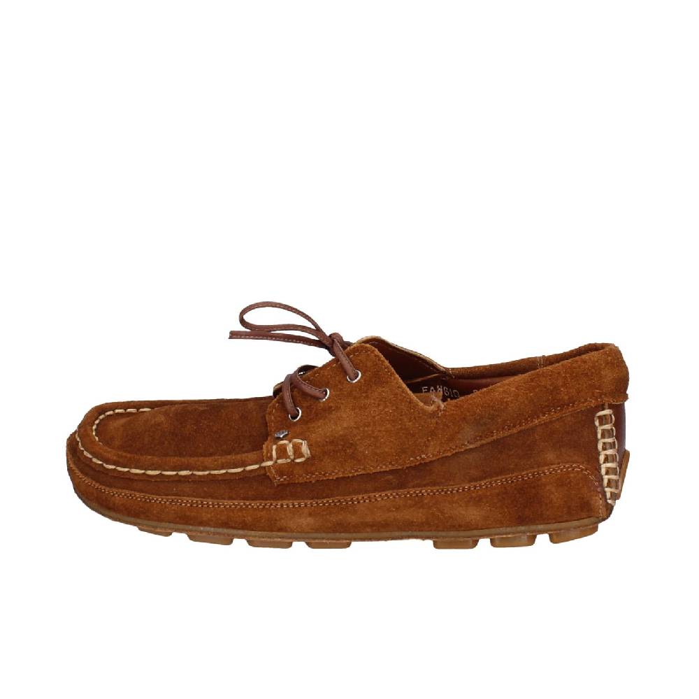 scarpe uomo HP HOUSE POWER mocassini marrone camoscio EY224 Offerta speciale