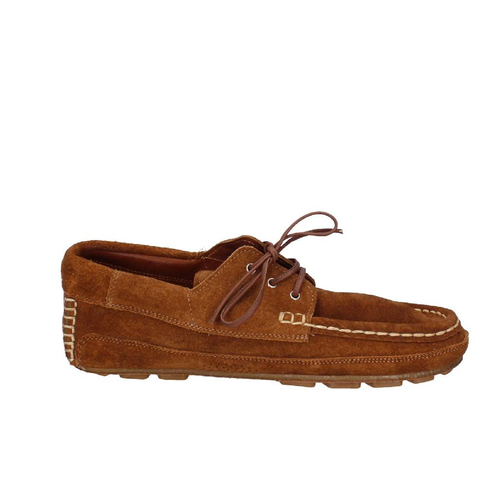 scarpe uomo HP HOUSE POWER mocassini marrone camoscio EY224 Offerta speciale