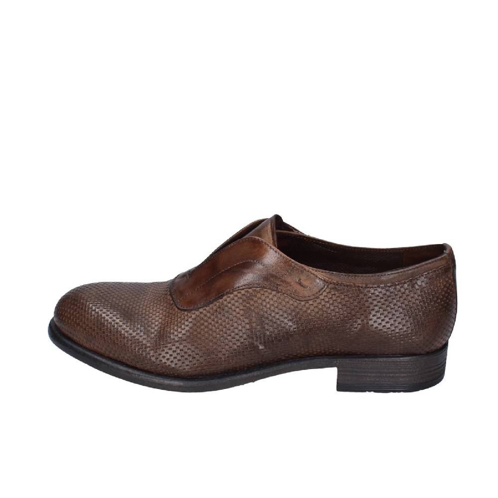 scarpe uomo EVEET mocassini marrone pelle 20150 EZ160 Comprare a buon mercato