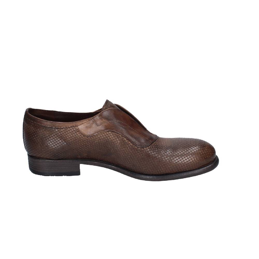 scarpe uomo EVEET mocassini marrone pelle 20150 EZ160 Comprare a buon mercato