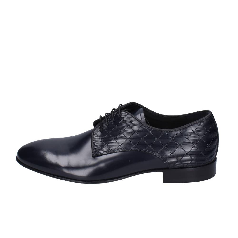 scarpe uomo EVEET classiche blu pelle EZ227 Fornitura limitata
