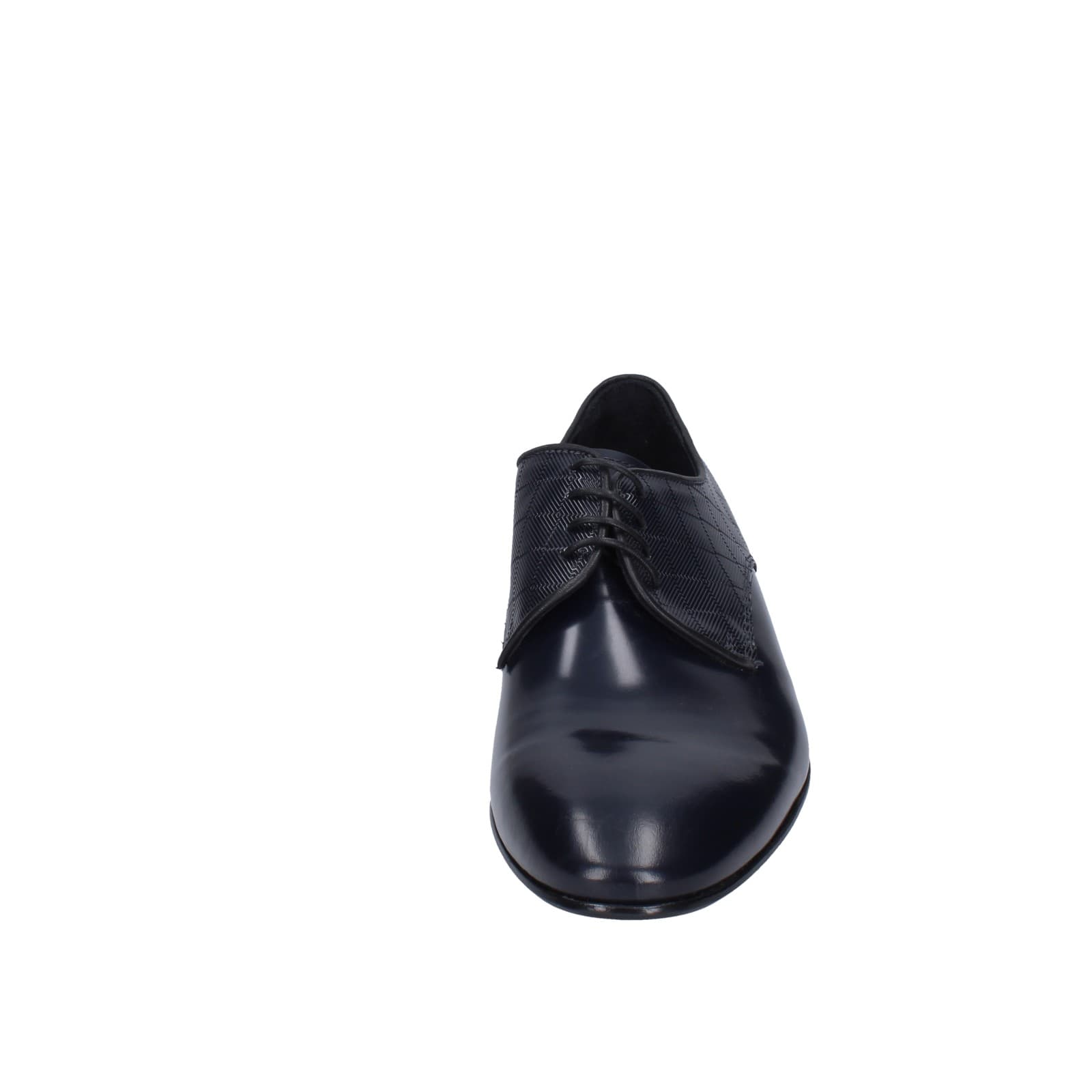 scarpe uomo EVEET classiche blu pelle EZ227 Fornitura limitata
