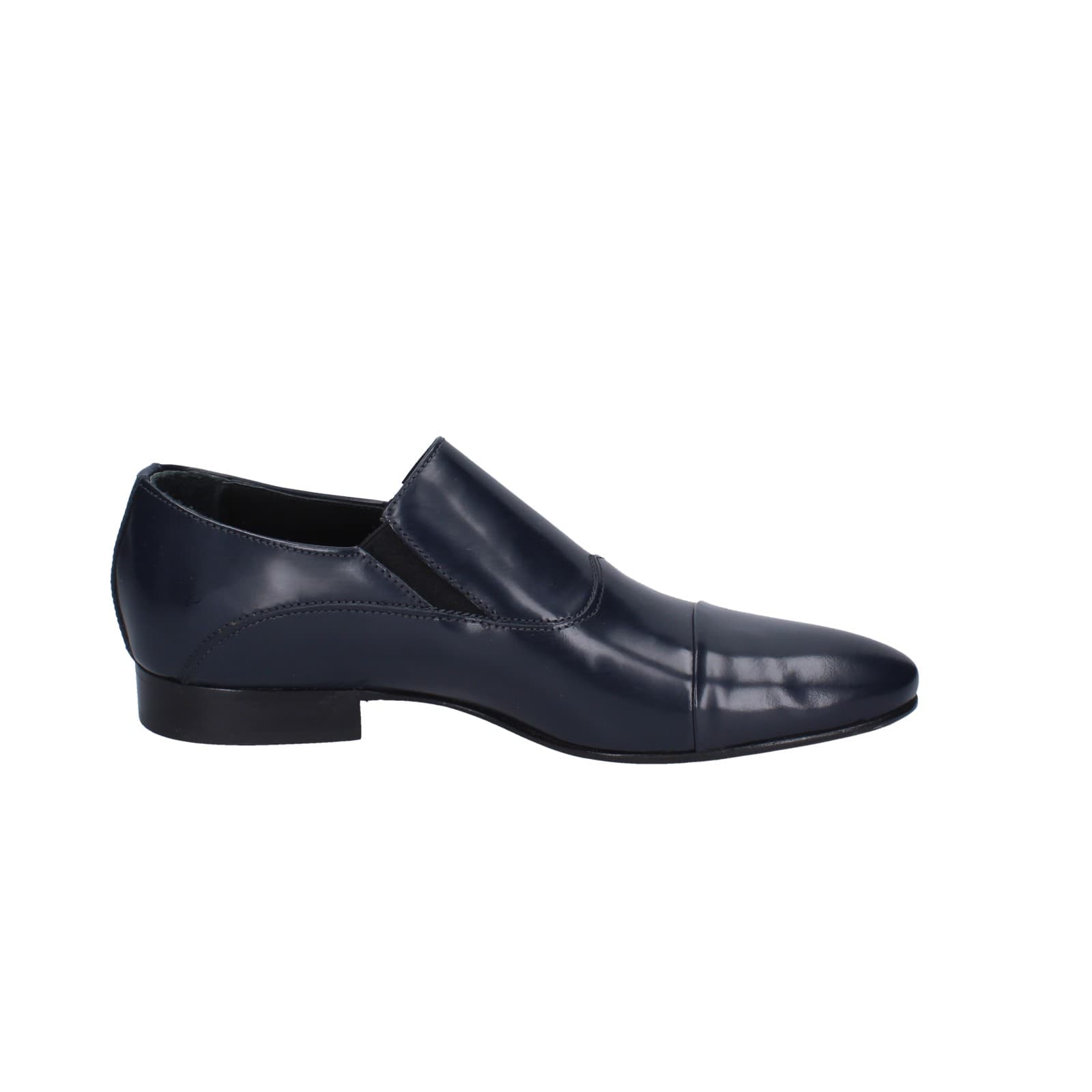 scarpe uomo EVEET classiche blu pelle lucida 15028 EZ153 Shopping online