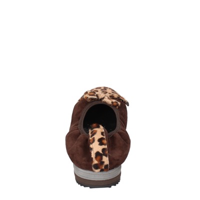 scarpe donna CALPIERRE ballerine marrone camoscio cavallino AD574 Vendita calda