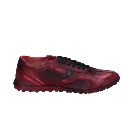 scarpe uomo MOMA sneakers bordeaux pelle PER001-PER11 BC744 Offerta migliore