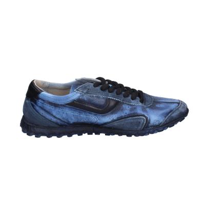 scarpe uomo MOMA sneakers blu pelle PER001-PER13 BC106 Online Outlet