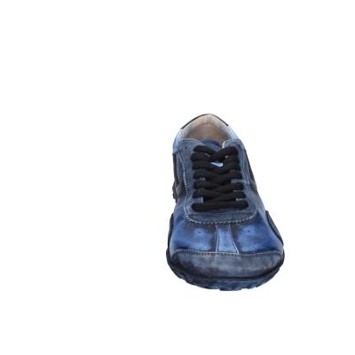 scarpe uomo MOMA sneakers blu pelle PER001-PER13 BC106 Online Outlet