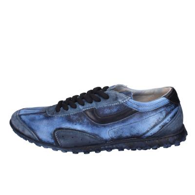 scarpe uomo MOMA sneakers blu pelle PER001-PER13 BC106 Online Outlet