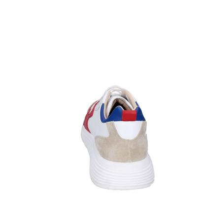 scarpe uomo MOMA sneakers bianco pelle rosso 4AS401-CRF BC97 Offerta temporanea