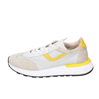 scarpe uomo MOMA sneakers grigio tessuto giallo camoscio 4AS414-CRNA BC94 Offerte esclusive