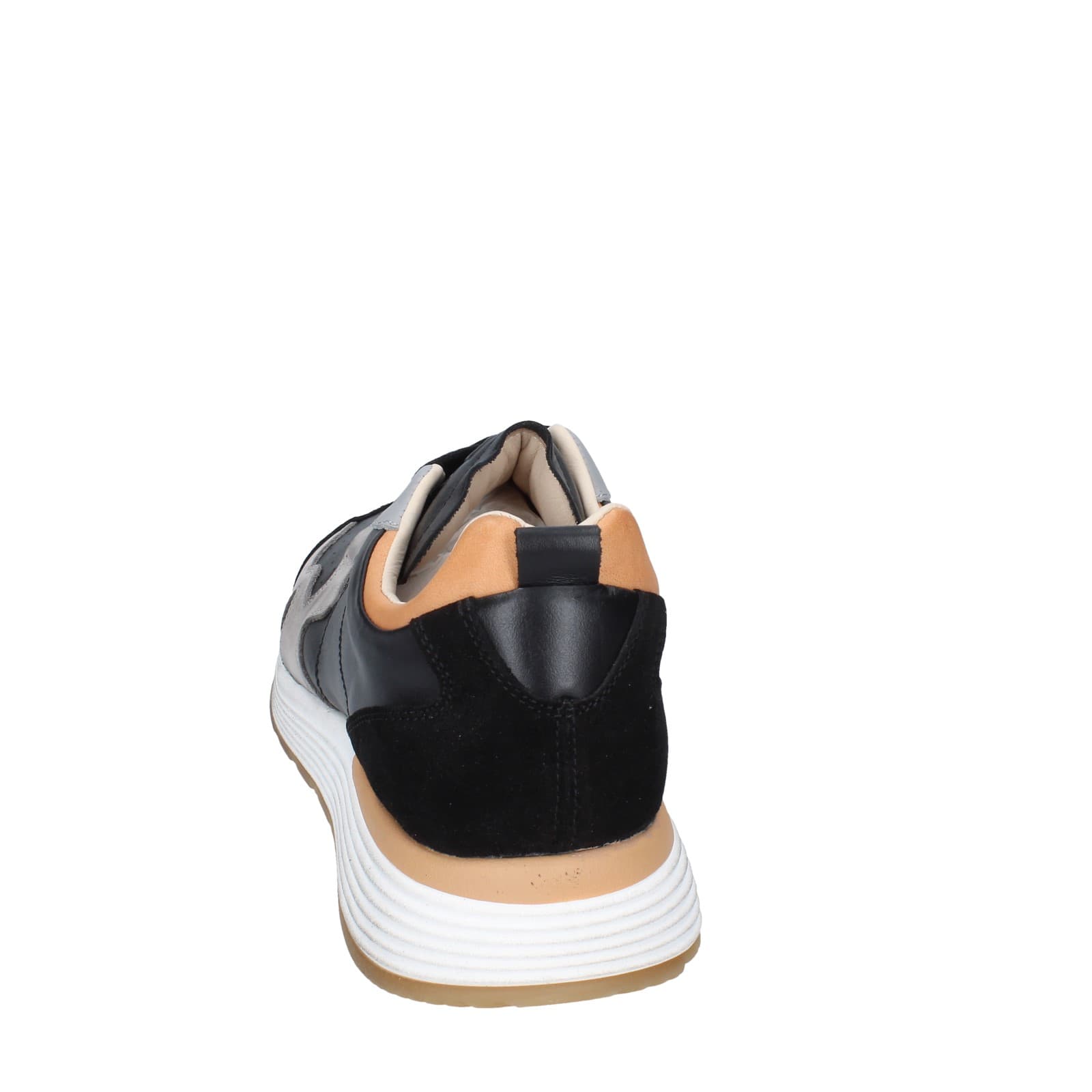 scarpe uomo MOMA sneakers nero pelle grigio camoscio 4AW358 EY526 Grandi sconti