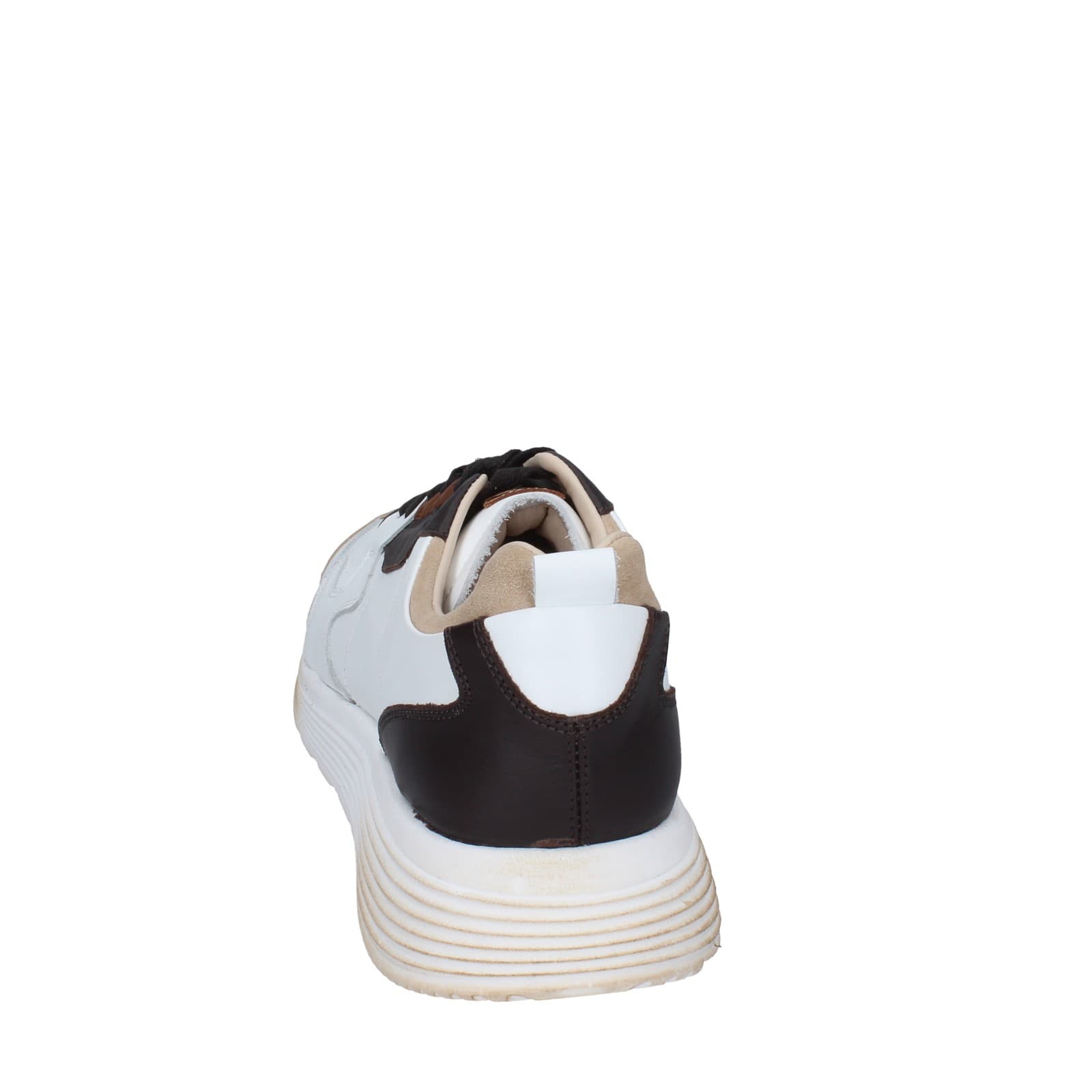 scarpe uomo MOMA sneakers bianco pelle marrone camoscio 61301A EY525 Nuovi prodotti