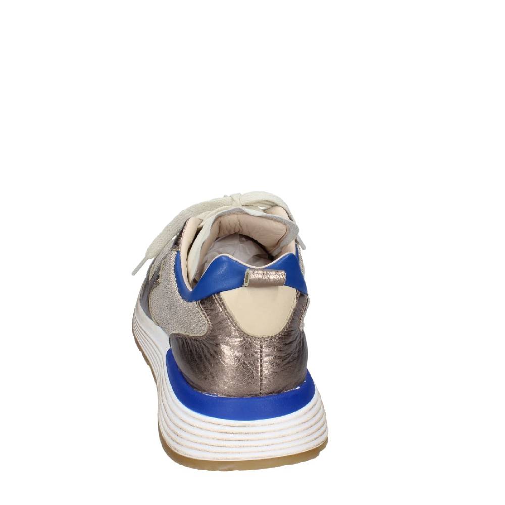 scarpe uomo MOMA sneakers beige pelle bronzo tessuto 4AS401 EY556 Bestseller