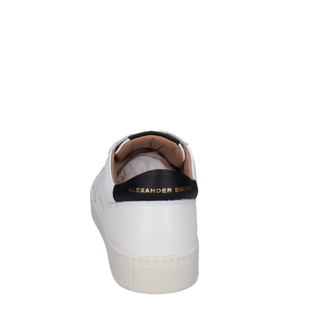 scarpe uomo ALEXANDER SMITH sneakers bianco pelle EX601 Offerte stagionali