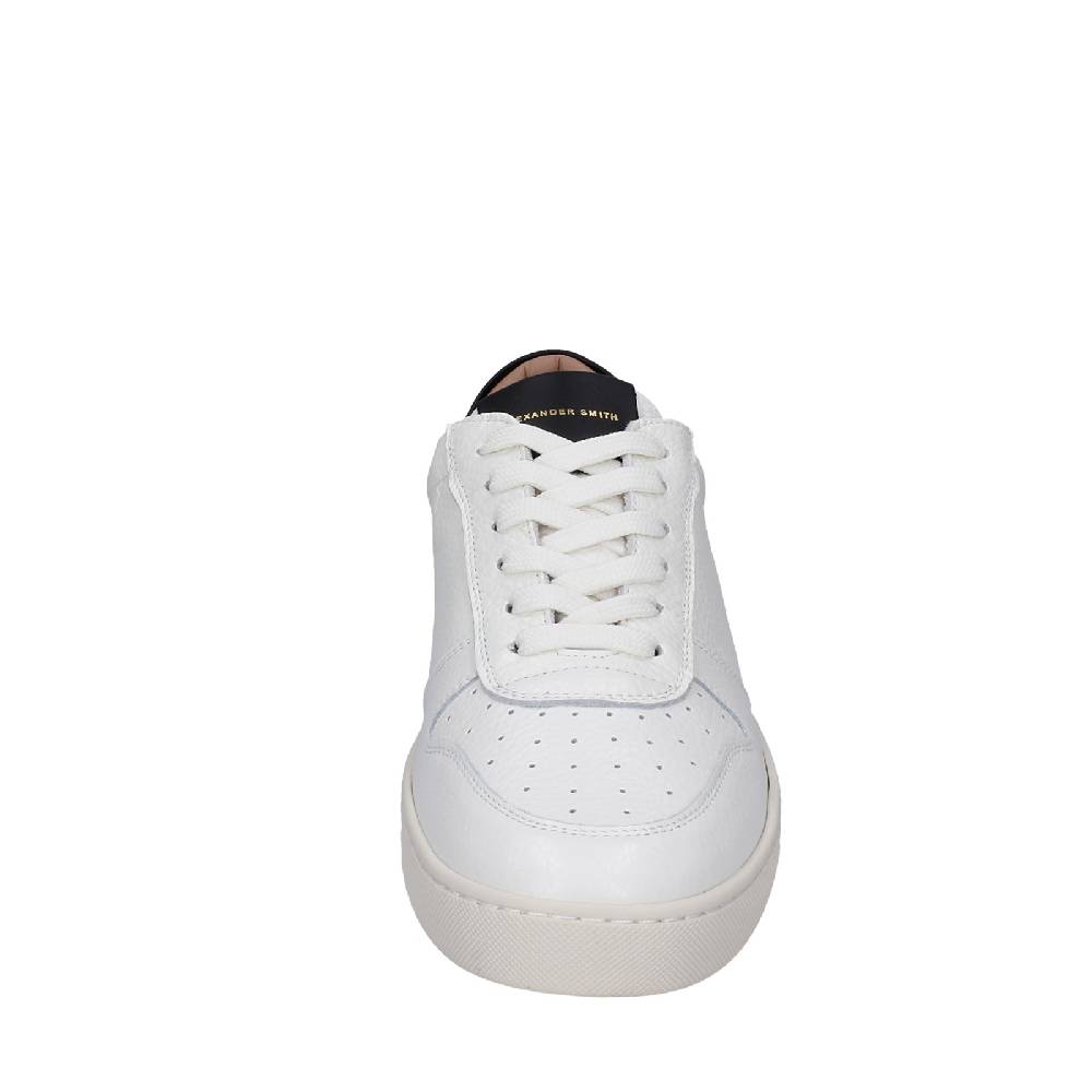 scarpe uomo ALEXANDER SMITH sneakers bianco pelle EX601 Offerte stagionali