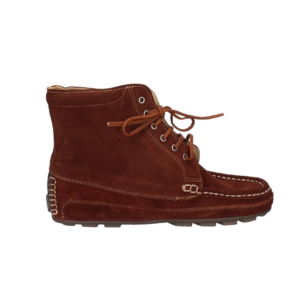 scarpe uomo HP HOUSE POWER stivaletti marrone camoscio EY225 Ultimi tre giorni