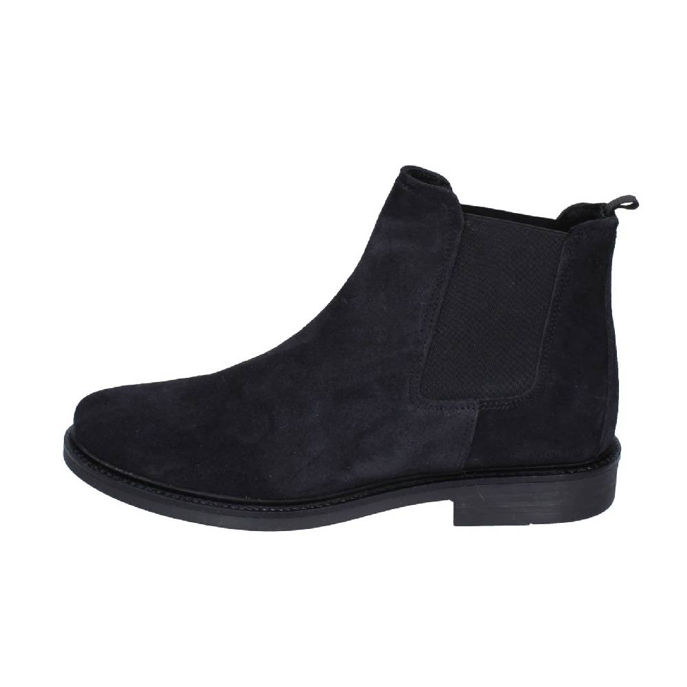 scarpe uomo BRUNO VERRI stivaletti blu camoscio EZ77 Ultimo giorno