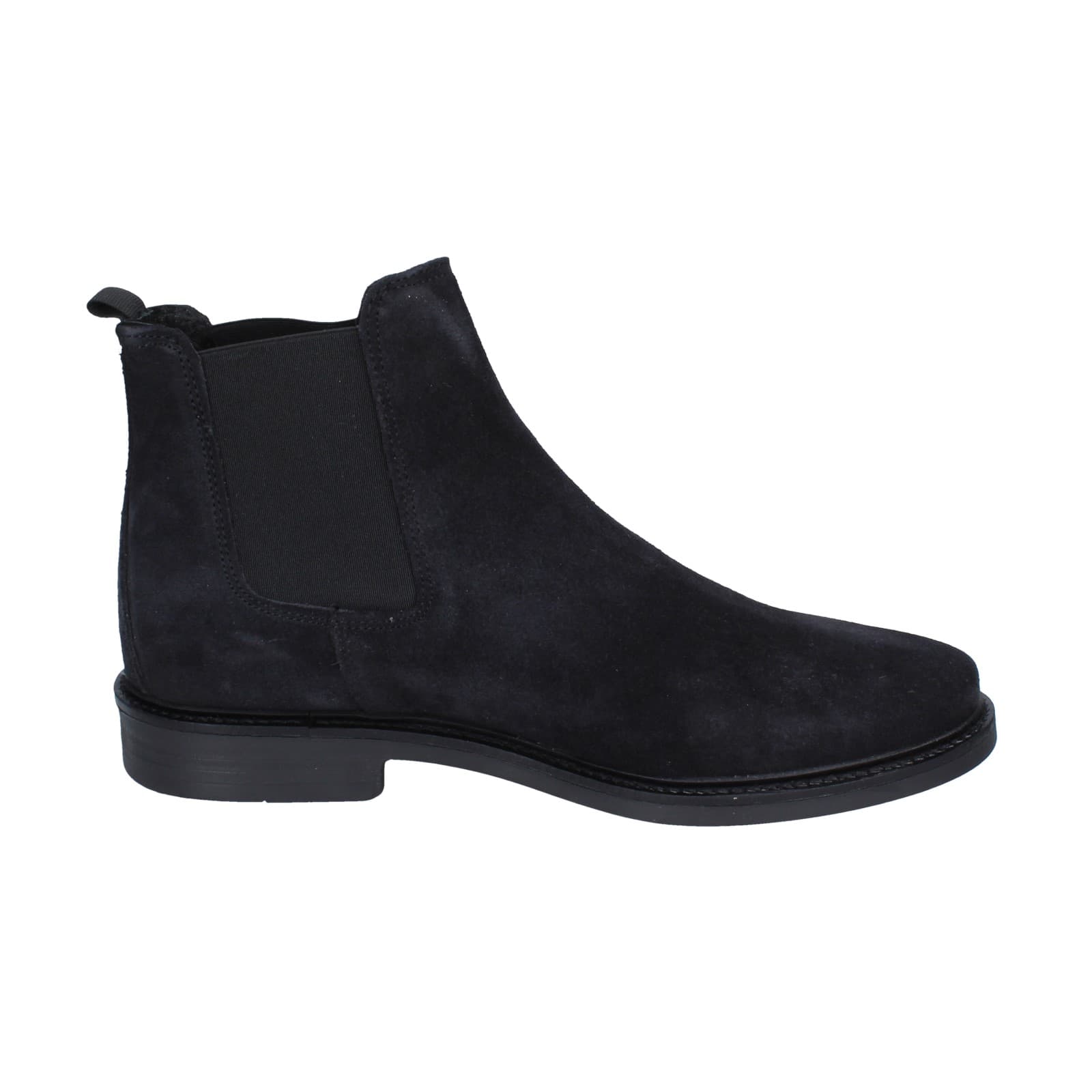 scarpe uomo BRUNO VERRI stivaletti blu camoscio EZ77 Ultimo giorno