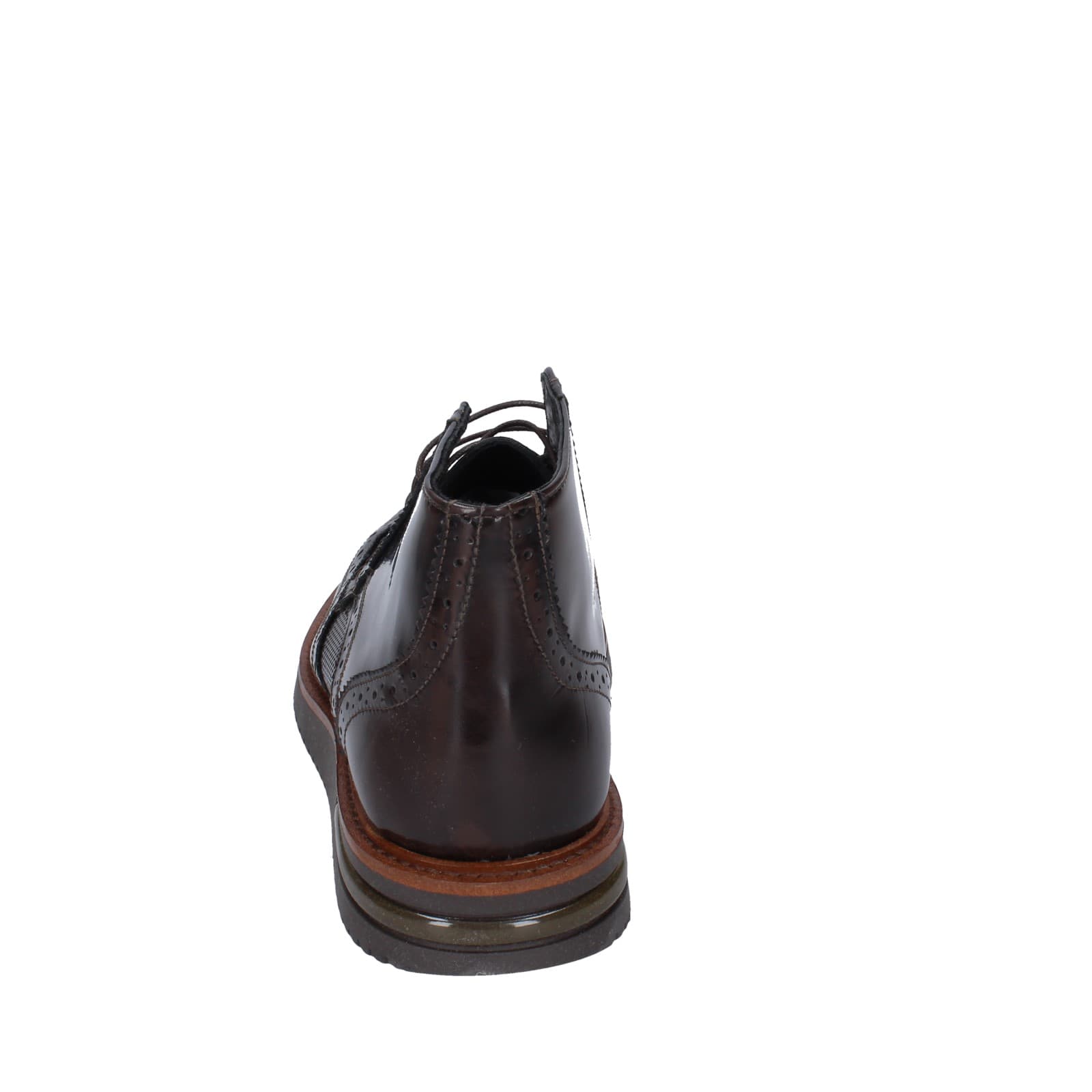scarpe uomo BRUNO VERRI stivaletti marrone pelle EZ74 Promozione temporanea