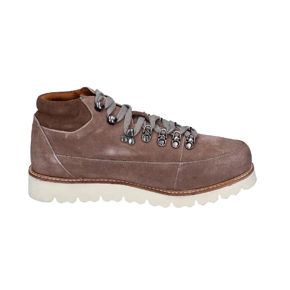 scarpe uomo CAFè NOIR stivaletti grigio camoscio marrone EZ383 Only for today