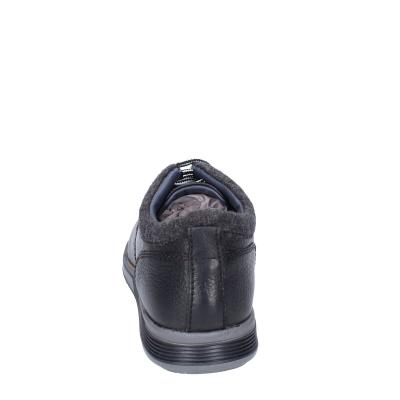 scarpe uomo 4.0 stivaletti nero pelle tessuto BE413 Fino al 55% di sconto