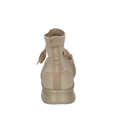 scarpe uomo KAZAR STUDIO stivaletti beige tessuto pelle sintetica BC736 Solo un giorno rimasto