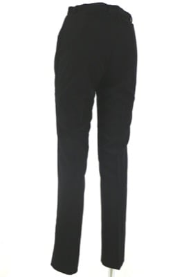 pantaloni donna ABSOLUTE 42 nero viscosa poliestere lycra AN642 Esporta salva