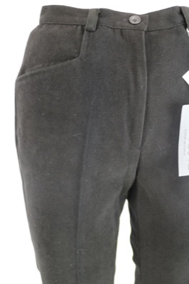 pantaloni donna ABSOLUTE 42 nero viscosa poliestere lycra AN642 Esporta salva