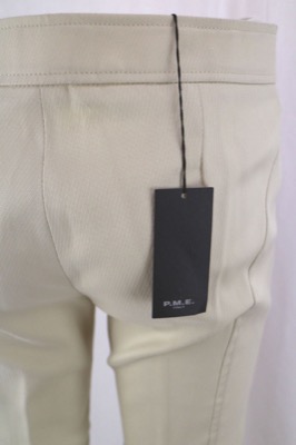 pantaloni Donna P. M. E. (PME) 42 poliestere cotone elastan beige AN585 Black Friday Prezzi