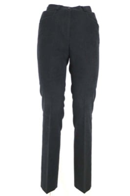 pantaloni Donna ABSOLUTE 40 nero viscosa poliestere lycra AN325 In vendita