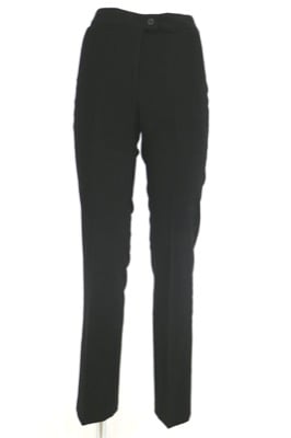 pantaloni donna ABSOLUTE 40 nero viscosa poliestere lycra AN638 Duty-free