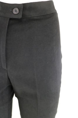 pantaloni donna ABSOLUTE 40 nero viscosa poliestere lycra AN638 Duty-free