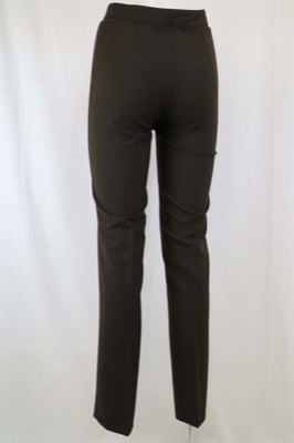 pantaloni donna ABSOLUTE 40 marrone poliestere lycra AN327 50% di sconto per tempo limitato