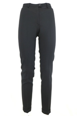 pantaloni donna ABSOLUTE 40 nero poliestere lycra AN537 Qualità