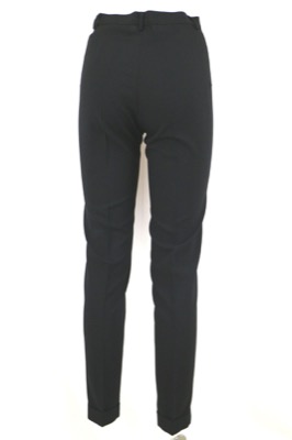 pantaloni donna ABSOLUTE 40 nero poliestere lycra AN537 Qualità