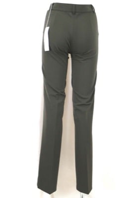 pantaloni donna STRENESSE 38 verde scuro poliestere AN374 Vendita
