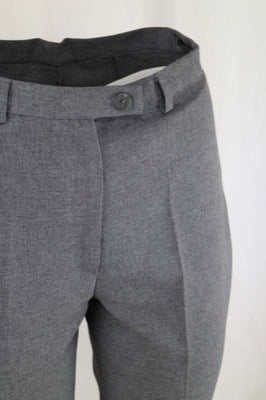 pantaloni donna ABSOLUTE 42 grigio poliestere AN370 Spedizione Gratuita