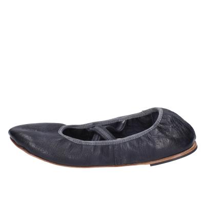 scarpe donna MOMA ballerine nero pelle BE528 Qualità Garantita