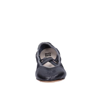 scarpe donna MOMA ballerine nero pelle BE528 Qualità Garantita
