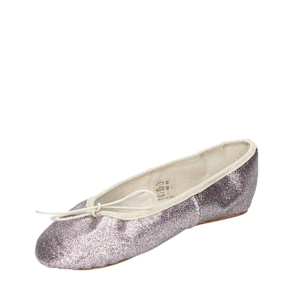 scarpe donna ANNIEL ballerine viola glitter argento EX284 Promozione Limitata