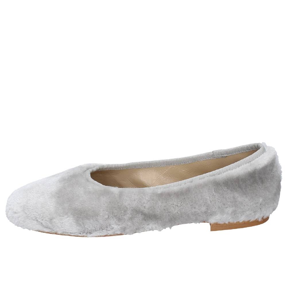 scarpe donna ANNIEL ballerine grigio tessuto EX283 Affare Del Giorno