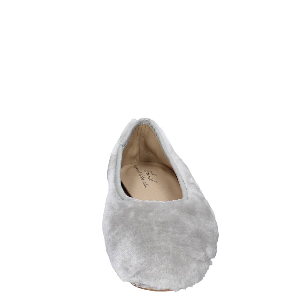 scarpe donna ANNIEL ballerine grigio tessuto EX283 Affare Del Giorno