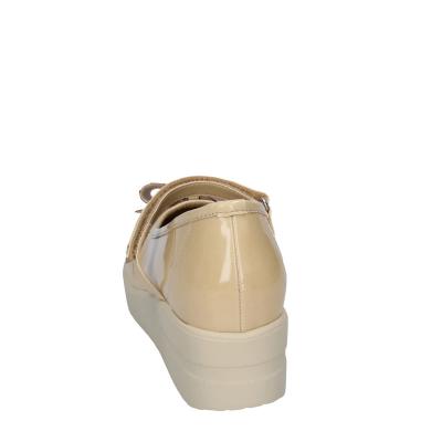 scarpe donna AGILE by RUCOLINE ballerine beige vernice 242 BD175 Sconto