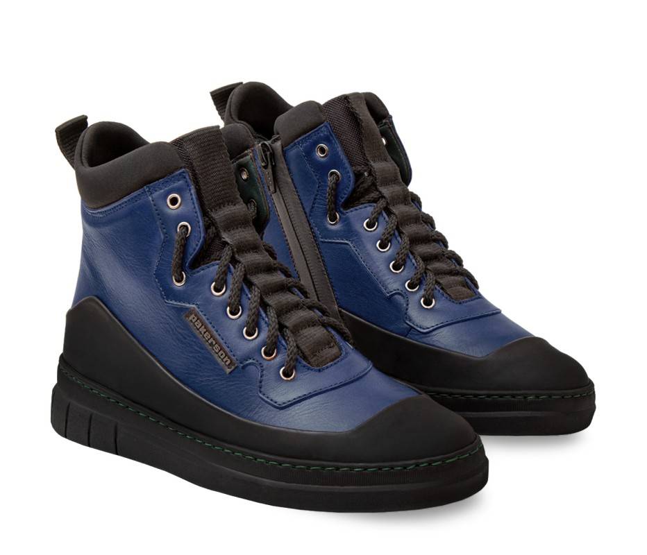 Pakerson STIVALETTO APUANE PELLE BLU NAVY Negozi Online